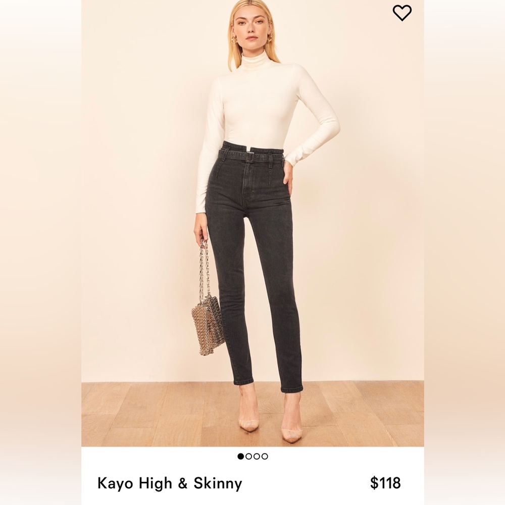 Reformation | Kayo high-waisted jeans
